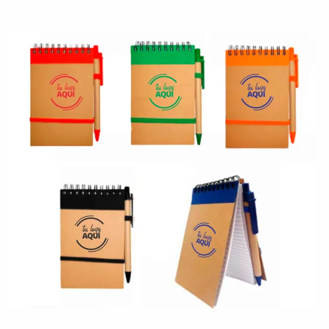 Libreta Eco Franja de color horizontal colores Libreta-Eco-Franja-de-color-horizontal