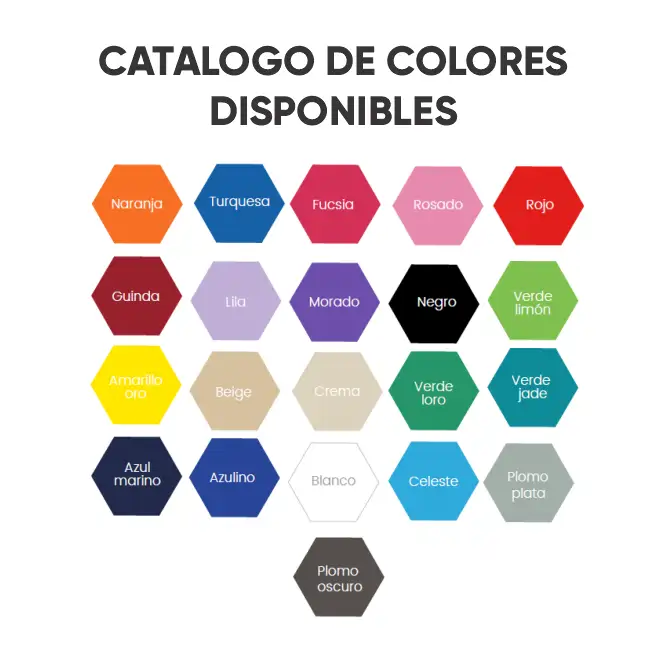 Bolsas Notex colores disponibles notex colores