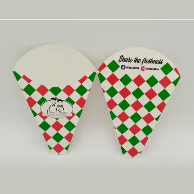 cono para snacks mediano Cono para snacks personalizados con tu logo