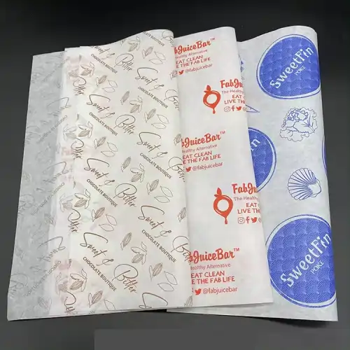 papel manteca 1 color con logo papel manteca