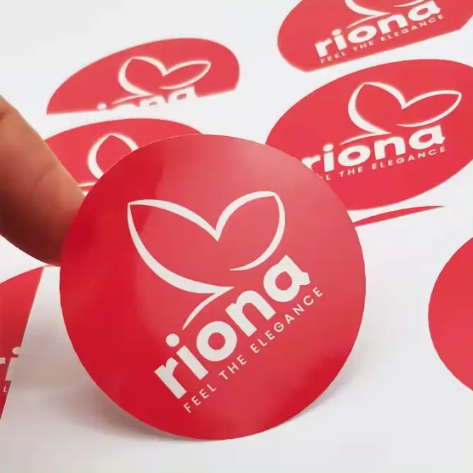 stikers circulares1 Stickers circulares con logo 3cm