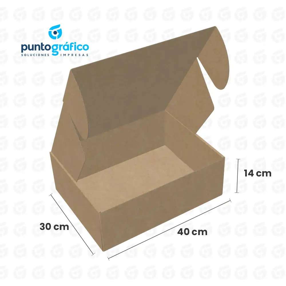 Caja de envio_40x30x14_abierto Cajas Envío 40 x 30 x 14 cm
