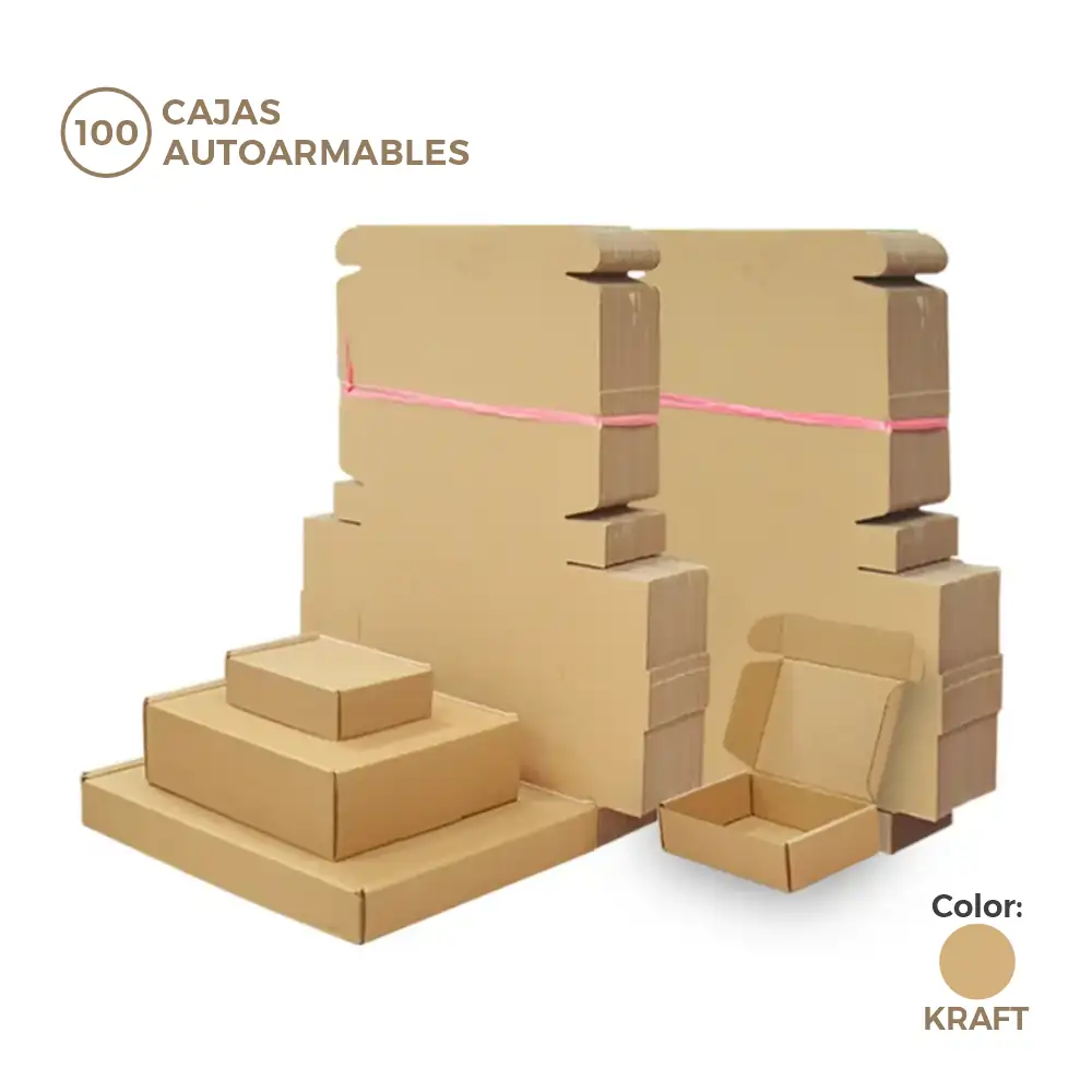 Cajas Envío 29 x 25 x 9 cm 2 Caja de envio pack 100 3