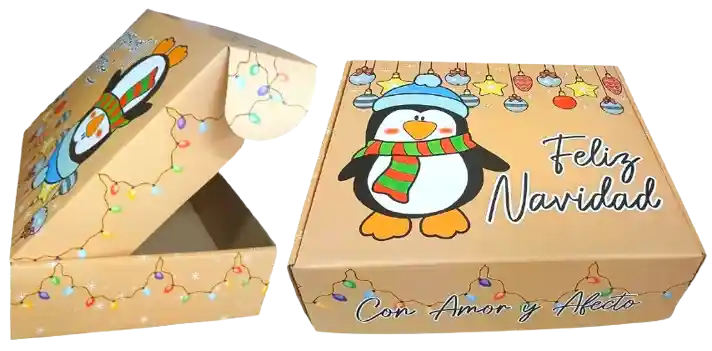 caja de envio navideno