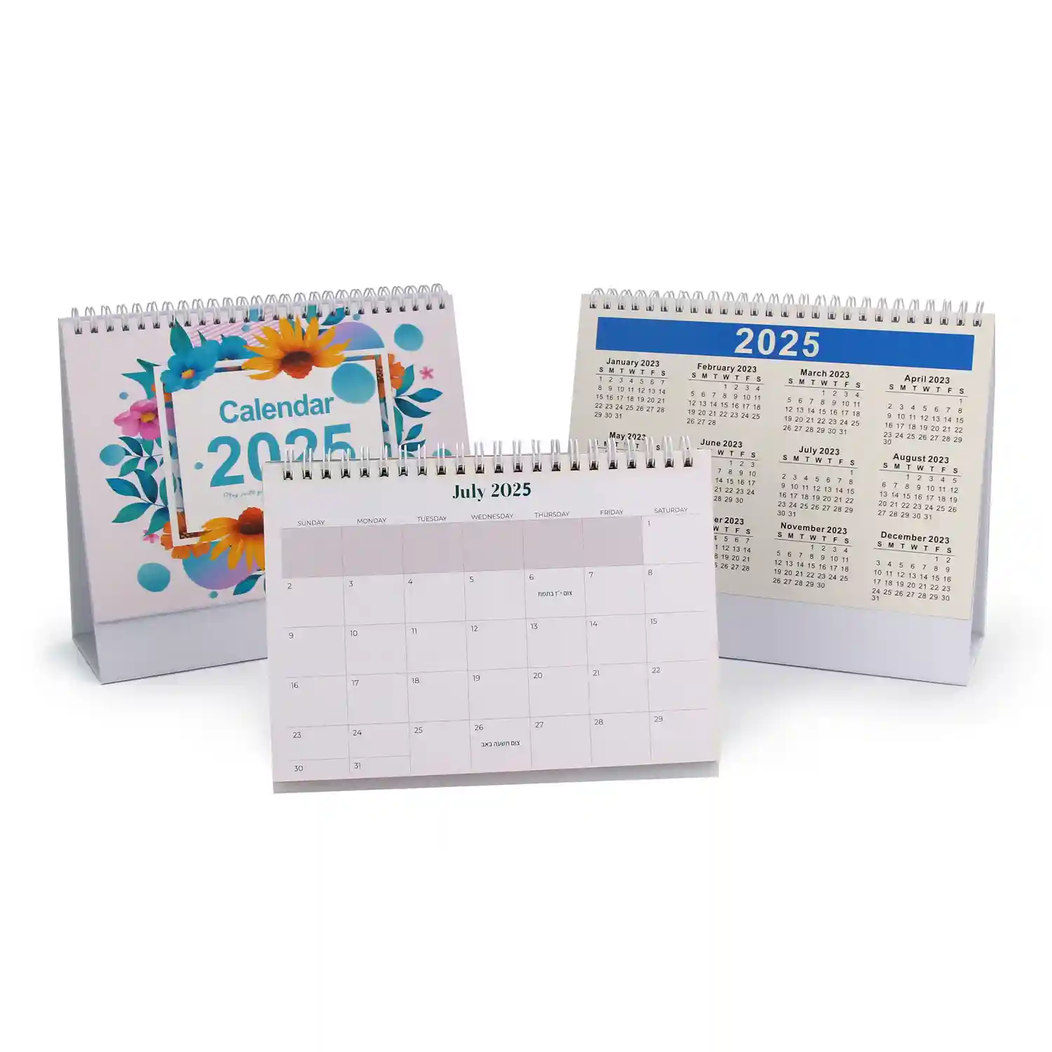 Calendario de escritorio 20.5x16cm_7 Calendario de escritorio 20.5x16cm (13 hojas) personalizado con tu logo