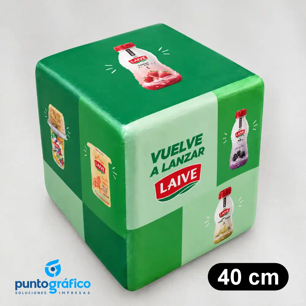 Dado Gigante 40cm personalizado con tu marca