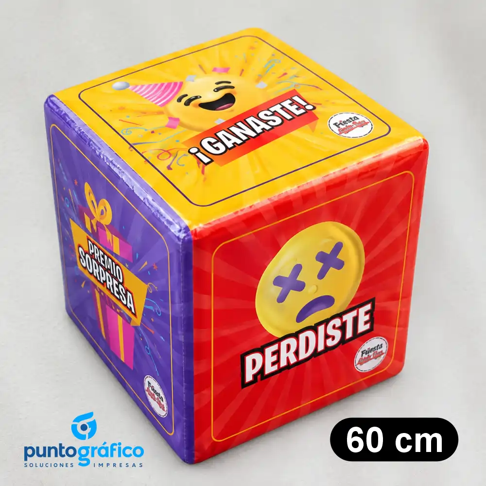 Dado Gigante 60cm personalizado con tu marca